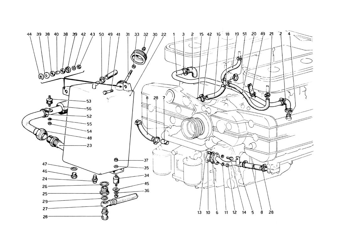 LUBRICATION - BLOW-BY AND OIL RESERVOIR